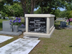 Single basic mausoleum in Bayou LaBatre, AL